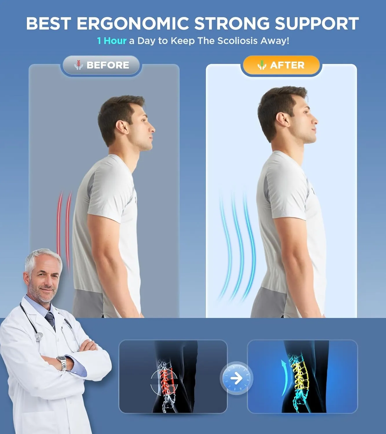 Back Brace for Lower Back Pain Relief with 3D Lumbar Pad, 6X Back Support Belt With Alternative Strips for Men/Women, Soft Breathable Mesh Fabric Lumbar Support for Herniated Disc, Sciatica