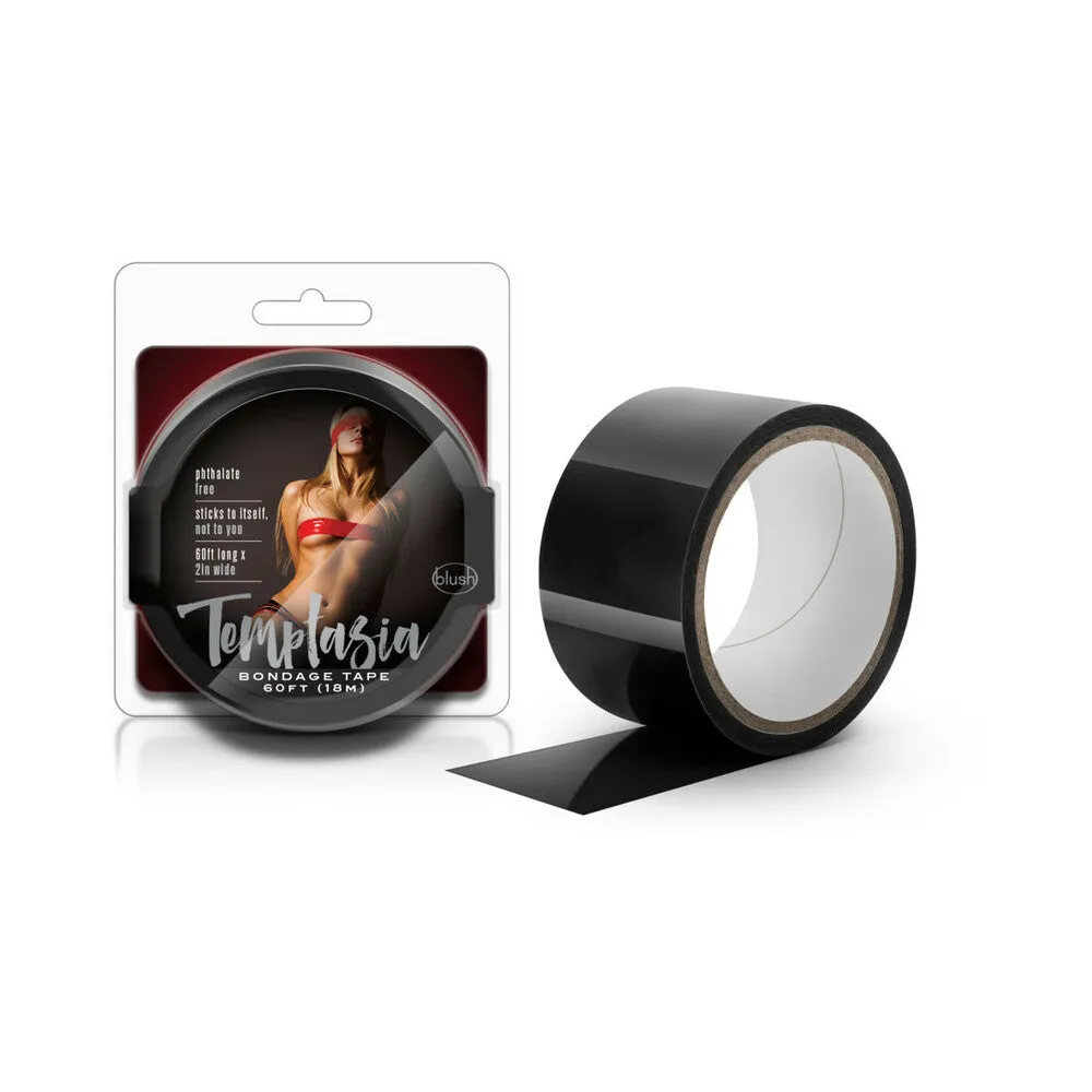 Blush Temptasia 60 ft Bondage Tape - Black