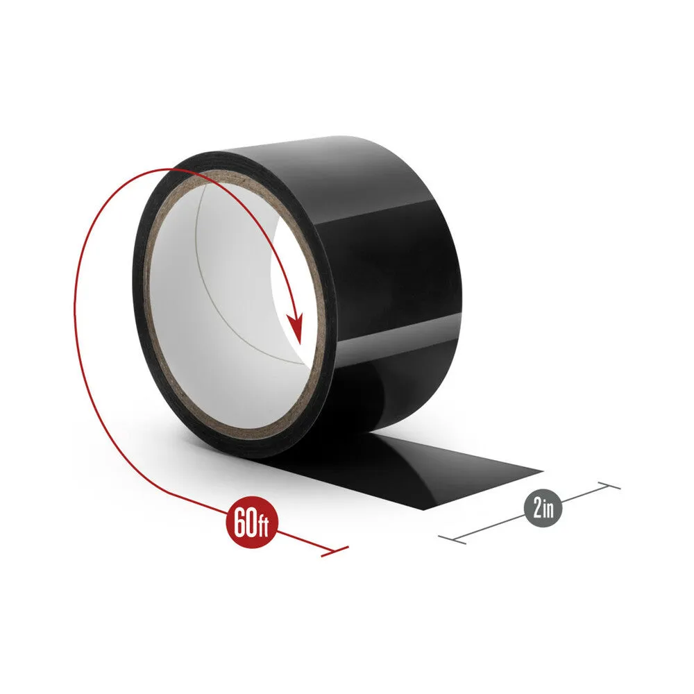 Blush Temptasia 60 ft Bondage Tape - Black