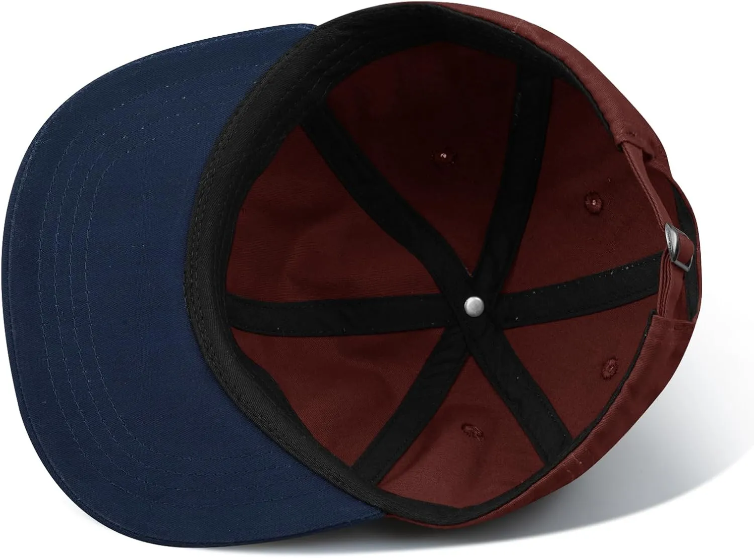 CLAPE Vintage Snapback Trucker Hat for Men Women Baseball Caps Unstructured Cotton Flat Brim Cap Street Hip Hop Camp Hat