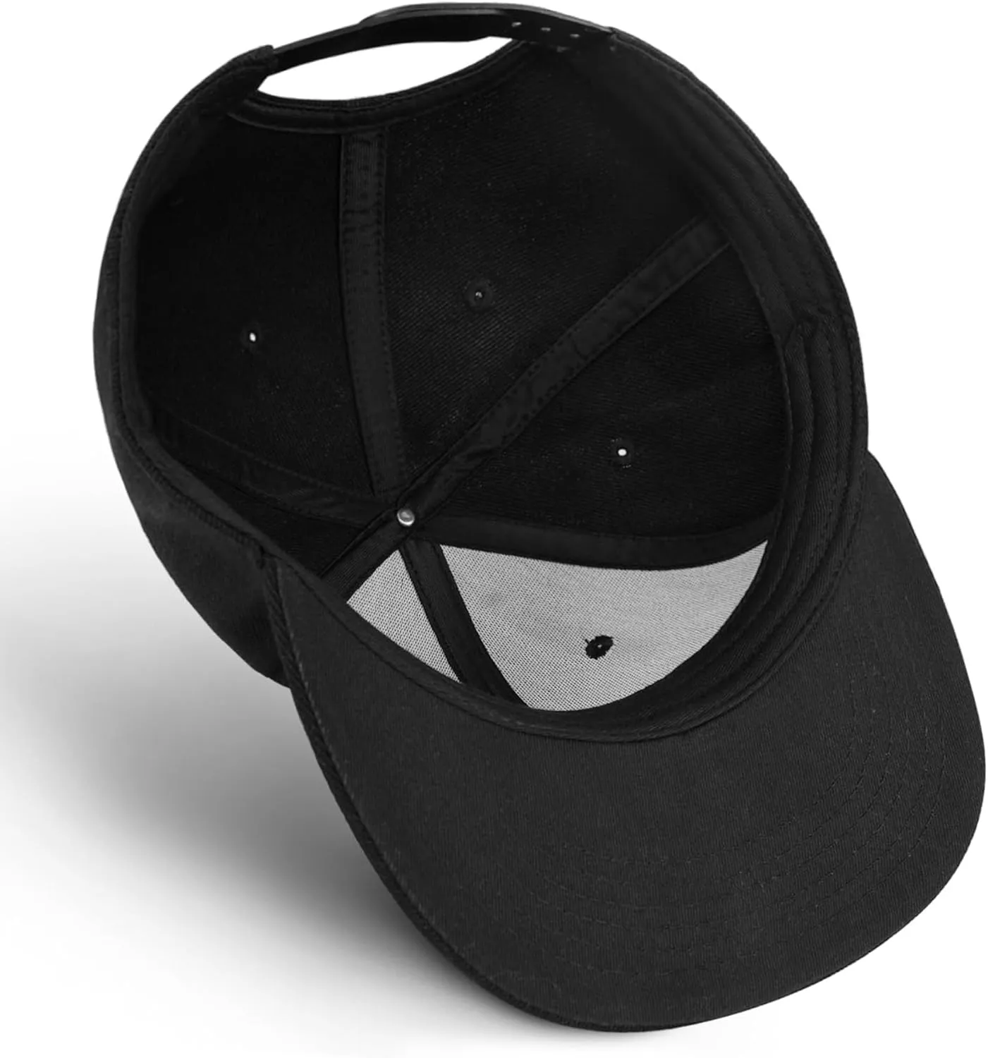 Gothic Skeleton Hand Flat Brim Hat Embroidery Skull Finger Cap Adjustable Snapback