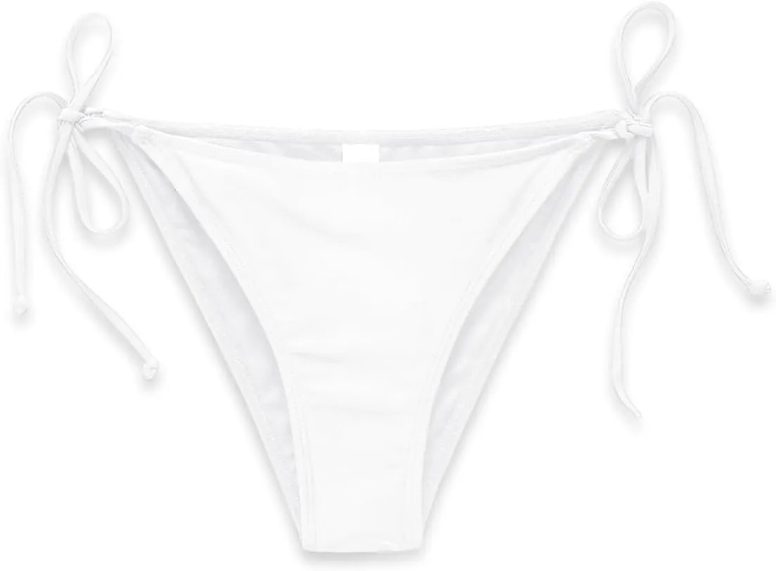 Holipick Bikini Bottoms for Women String Bathing Suit Bottom with Moderate Coverage Low Waist Swim Bottom