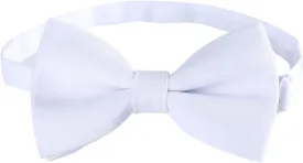 Kajeer Classic Pre-Tied Mens Bow Ties Formal Adjustable Solid Tuxedo Bowtie for for Adults & Children