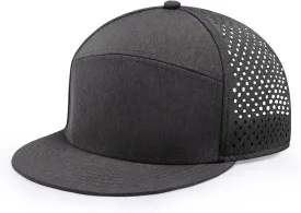 Men's Oversize XXL Flat Brim Baseball Cap Adjustable Performance Snapback Hat Laser Perforated Cap Plus Size for Big Head