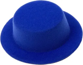 Mini Top Hat Fascinator Base - 5" Diameter with Hair Clips