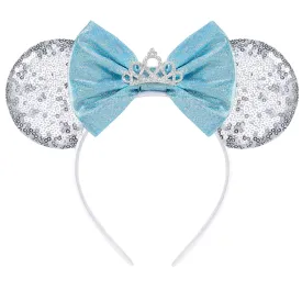 Mouse Ear Headband, Cinderella Ears for Women Girls kids Adult, Princess Decorations for Party Trip Parks CospLay Costume Accessories