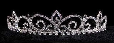 Royal Regent Silver Rhinestone 1" Tiara