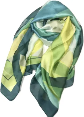 Shanlin Silk Feel Long Satin Patterned & Solid Color Scarves for Women in Gift Box
