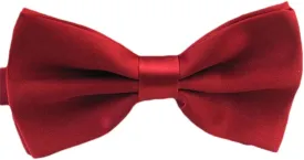 SURVODJA Men Bow Tie Adjustable Length Wedding Male Fashion Boys Satin Bowties
