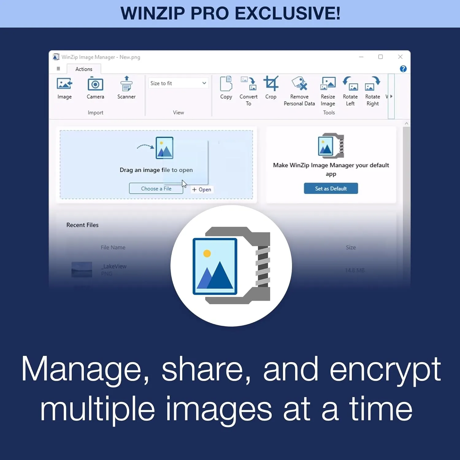 WinZip 29 Pro | File Management, Encryption, Compression & Backup Software [PC Download]