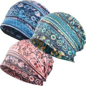 Women's Baggy Casual Chemo Beanie Hats Headwear Caps