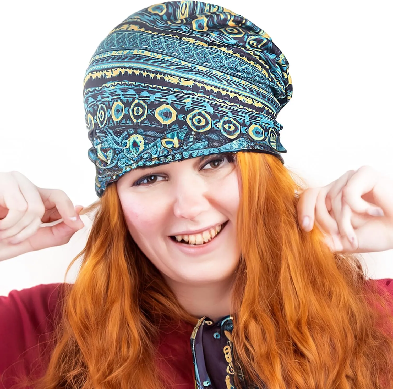 Women's Baggy Casual Chemo Beanie Hats Headwear Caps
