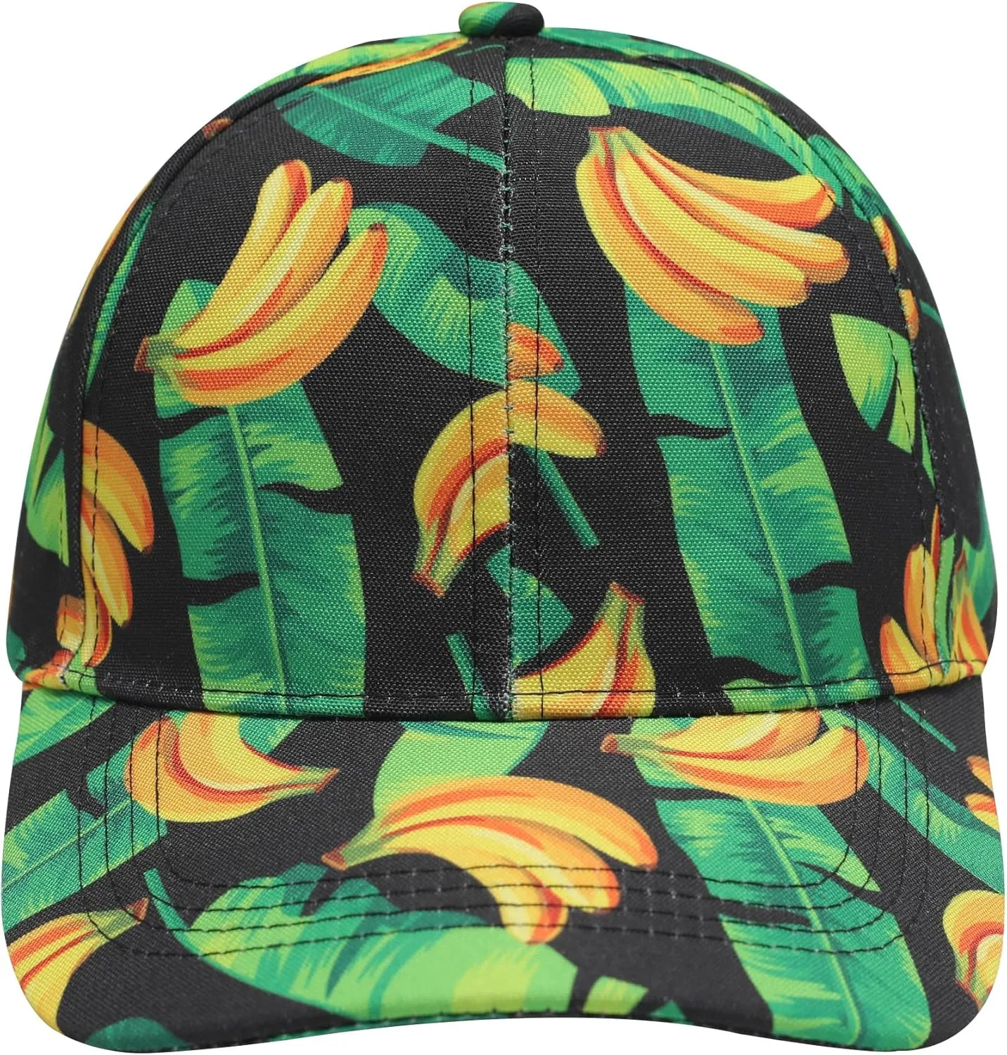 ZLYC Women Fashion Floral Print Baseball Cap Hawaiian Adjustable Snapback Dad Hat
