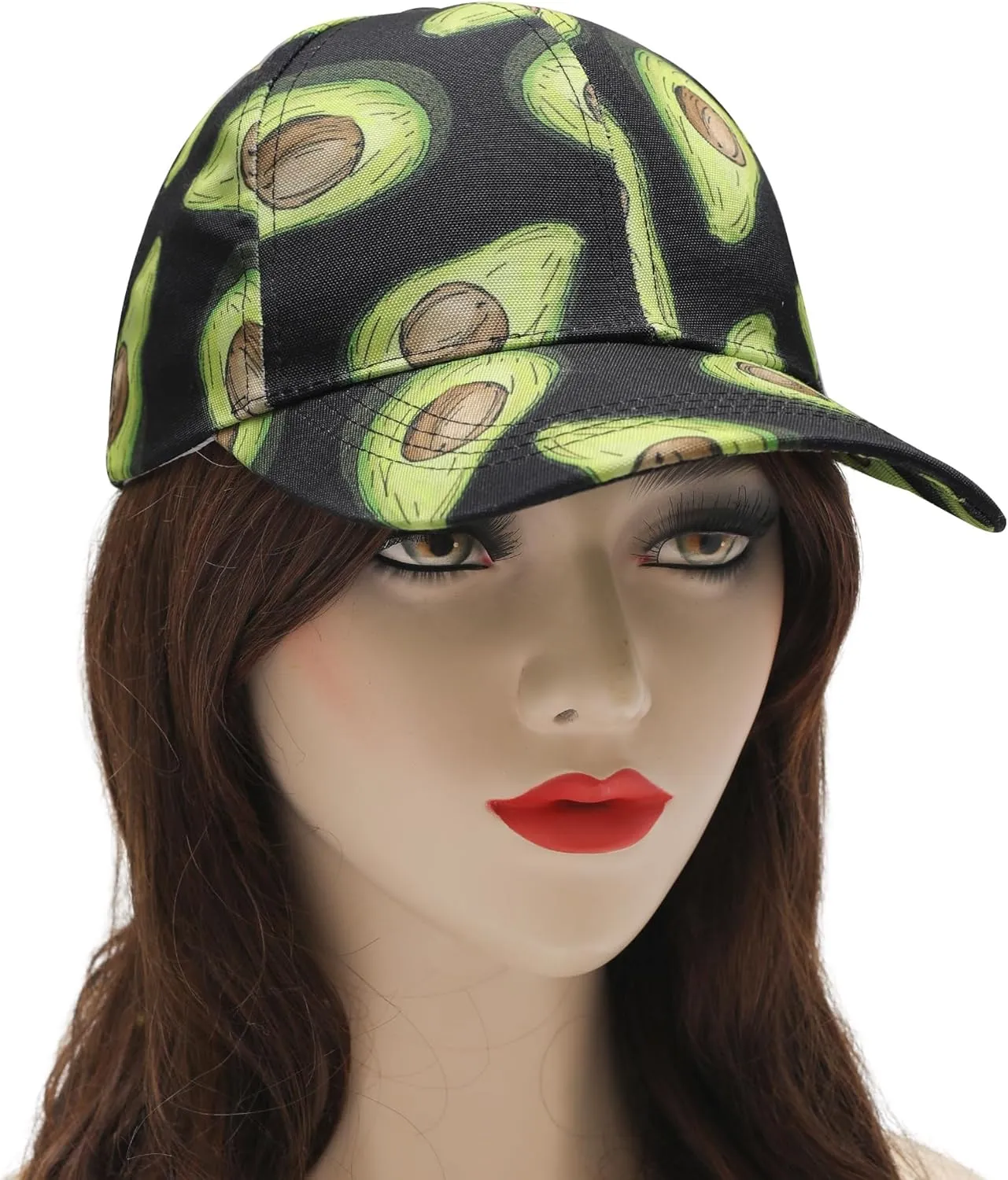 ZLYC Women Fashion Floral Print Baseball Cap Hawaiian Adjustable Snapback Dad Hat