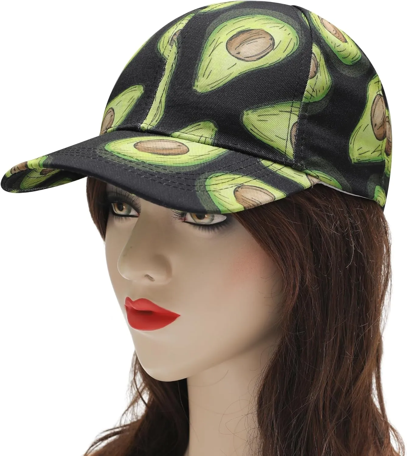 ZLYC Women Fashion Floral Print Baseball Cap Hawaiian Adjustable Snapback Dad Hat