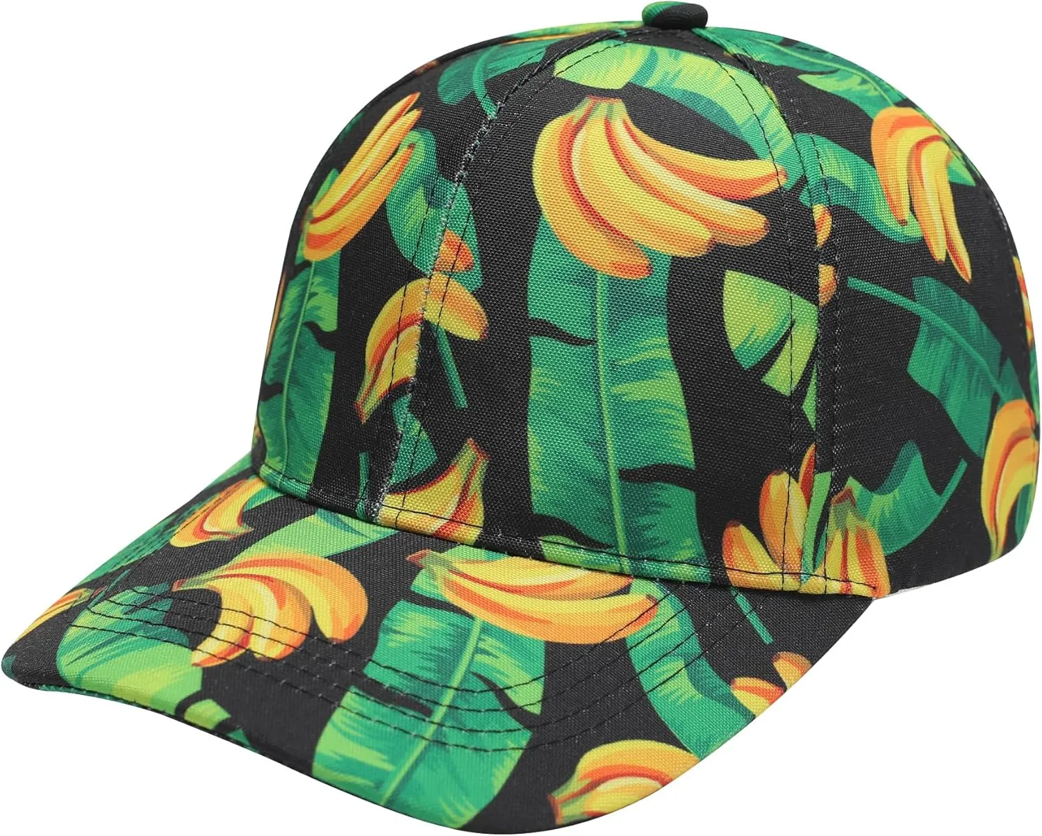 ZLYC Women Fashion Floral Print Baseball Cap Hawaiian Adjustable Snapback Dad Hat